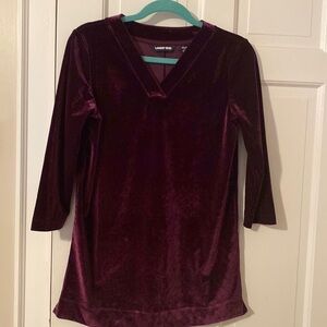 LAND’S End Velvet Dress